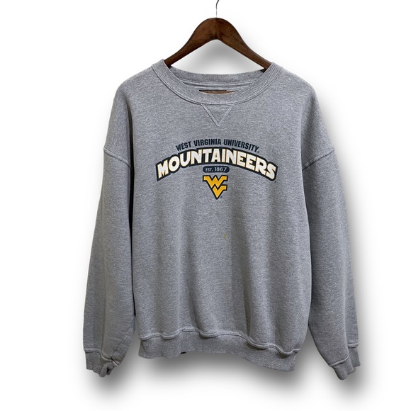 Russell Athletic Other - Vintage West Virginia Mountaineers Crewneck Sweater Gray Member's Mark Size 2XL